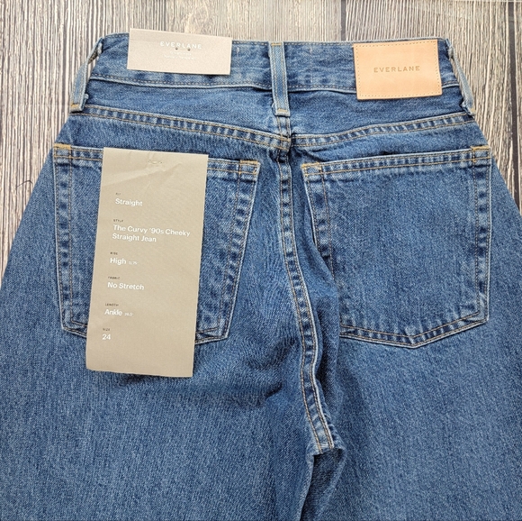 Everlane NWT The Curvy 90s Cheeky Straight Ankle Jeans - Picture 8 of 12